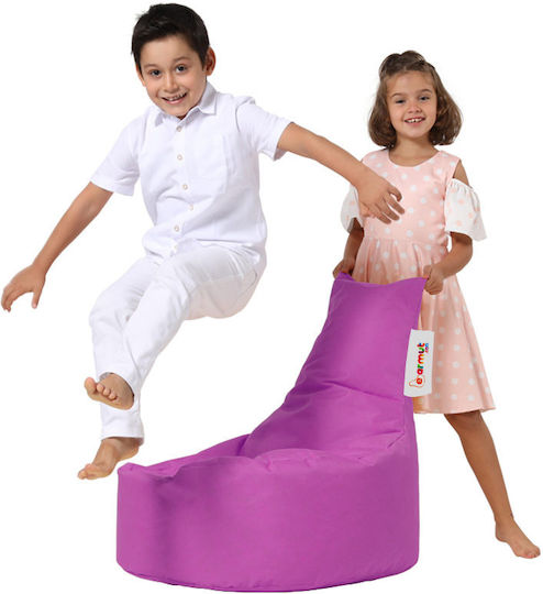 Puf Fotoliu Impermeabilă Baton Roz 70x70x35cm