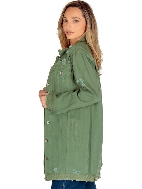 Γυναικείο Overshirt Χακί