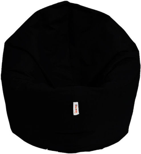 Waterproof Bean Bag Bolster Poof Iyzi Black 100x100x20cm