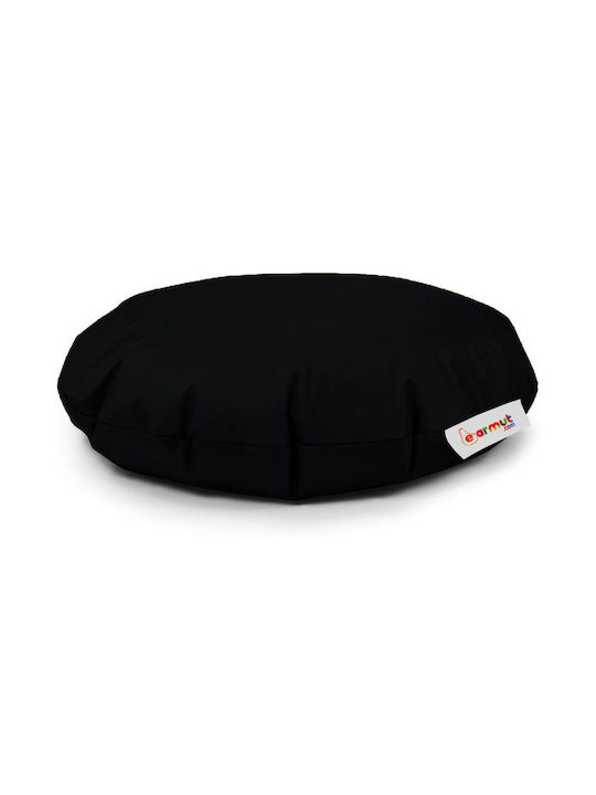 Waterproof Bean Bag Bolster Poof Iyzi Black 100x100x20cm