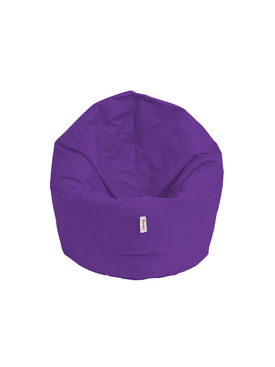 Πουφ Nackenrolle Iyzi Purple 100x100x20cm