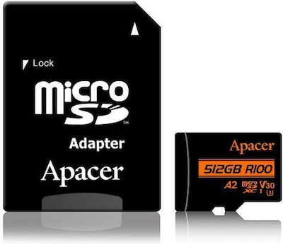 Apacer SDXC 512GB Class 10 U3 V30 A2 UHS-I