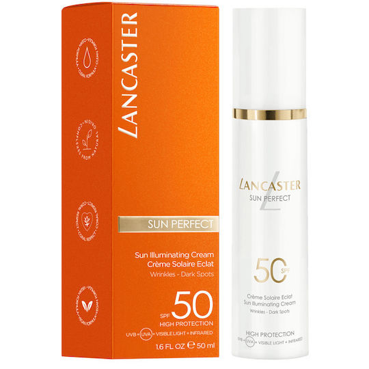 Lancaster Sun Perfect Infinite Glow Illuminating Αντηλιακή Κρέμα Προσώπου SPF50 50ml