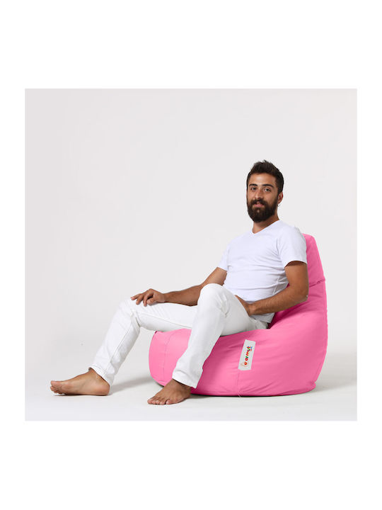 Waterproof Bean Bag Chair Poof Drop Pink 80x80x80cm