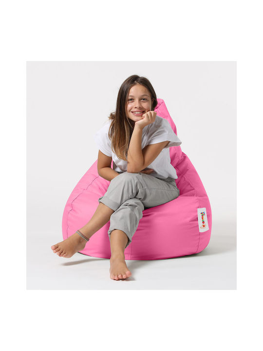 Waterproof Bean Bag Chair Poof Drop Pink 80x80x80cm