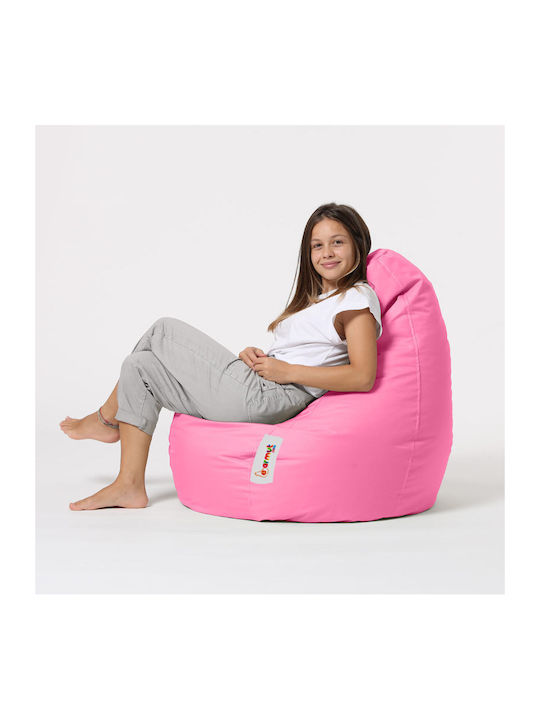 Waterproof Bean Bag Chair Poof Drop Pink 80x80x80cm