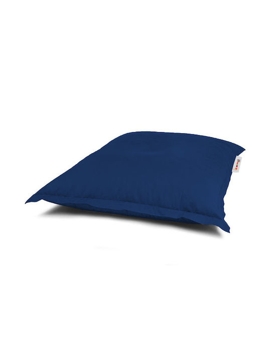 Fotolii Puf Bolster Impermeabil Albastru Închis 100x100cm