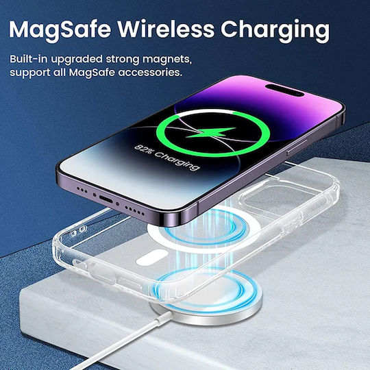 Techsuit Pro Задна корица Силикон Розов (iPhone 15)