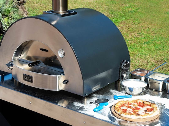 Alfa Classico 2 Pizze Φούρνος Πίτσας Υγραερίου Παραδοσιακός 15kW 95x75x109cm