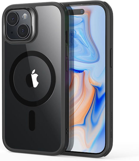 ESR Classic Hybrid Halolock Umschlag Rückseite Silikon / Kunststoff 0.5mm Transparent (iPhone 15 Plus / 16 Plus)