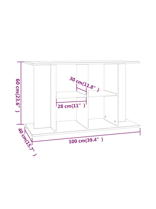 vidaXL Aquariumständer Aquarium Stand