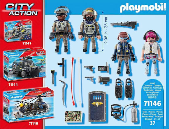 Playmobil City Action Special Forces Team for 5-10 years old