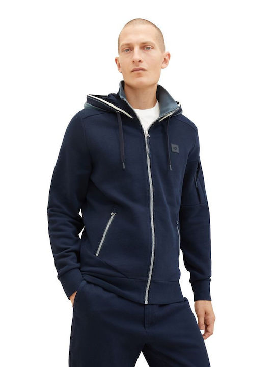 Light Blue Hoodie Cardigan