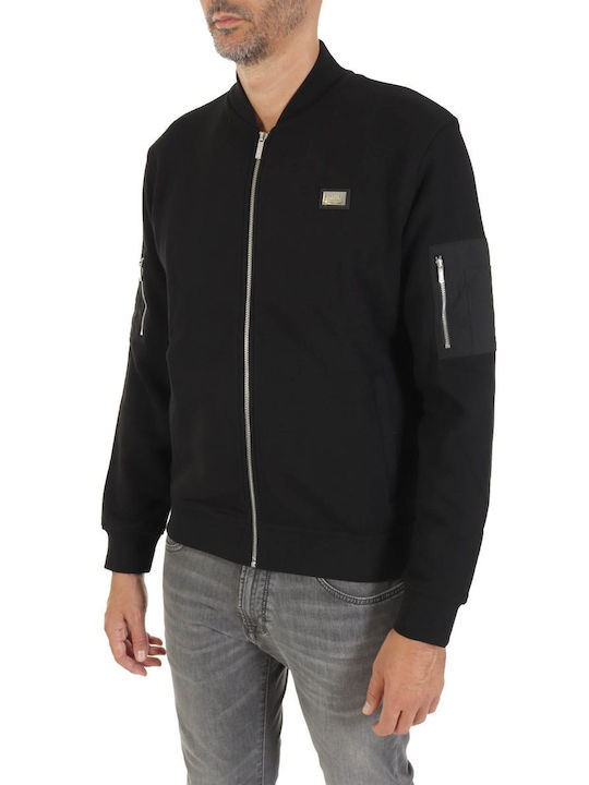 Karl Lagerfeld Men's Sweatshirt Jacket Black