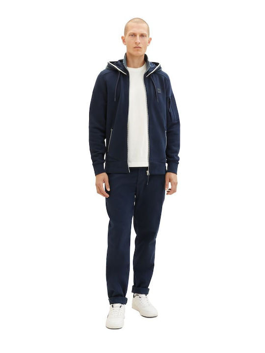 Light Blue Hoodie Cardigan