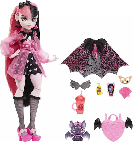 Mattel Count Fabulous Draculaura Doll for 4+ years old+ Years 25cm