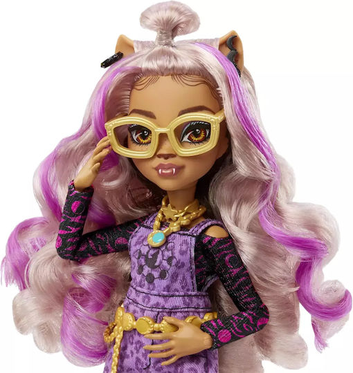 Mattel Crescent Clawdeen Wolf Κούκλα για 4+ Ετών 25εκ.