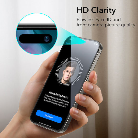 ESR Shield Tempered Glass (iPhone 15 Pro)
