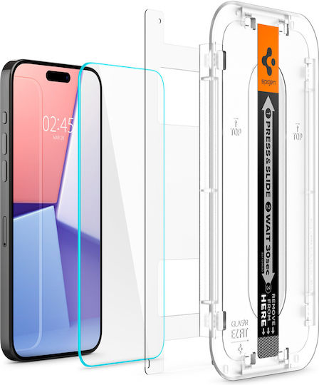 Spigen tR EZ Fit 0.2mm Tempered Glass (iPhone 15 Pro)
