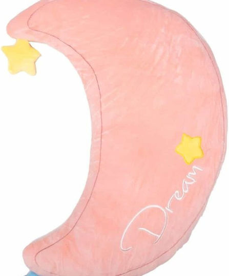 Viopros Nursery Decor Pink Cradle Pillow 20x45cm