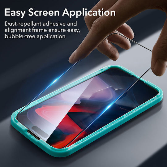 ESR Shield Tempered Glass (iPhone 15 Pro Max)