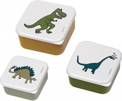 Petit Jour Paris Baby Food Container Set Dinos