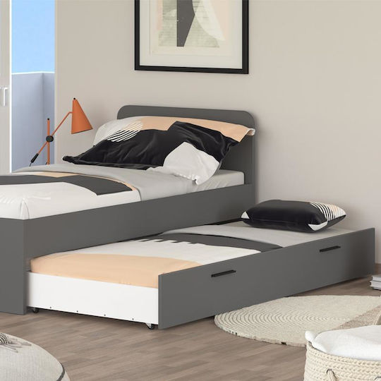 Fylliana Fylliana Möbelbeine Holz Bett Grau 199x83x26cm