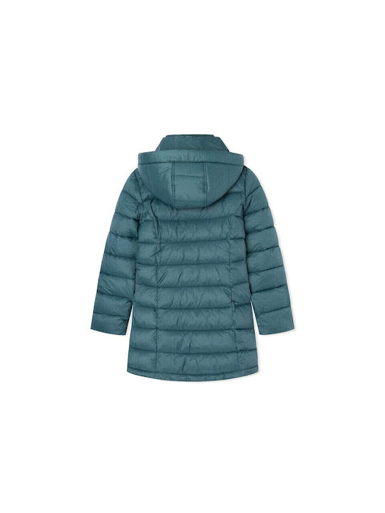 Pepe Jeans Kinderjacke Lang mit Kapuze Grün