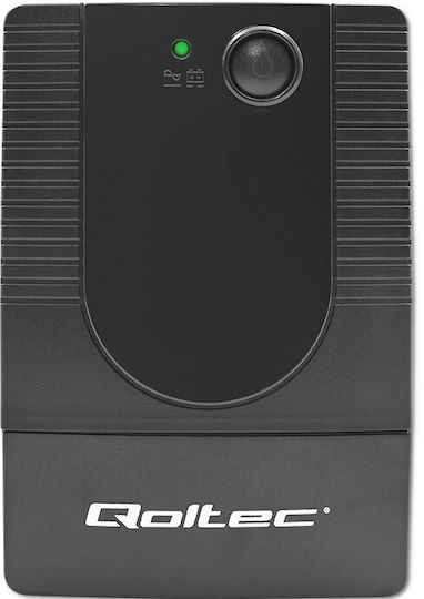 Qoltec FR UPS Line-Interactive 650VA 360W с 2 Schuko Гнезда