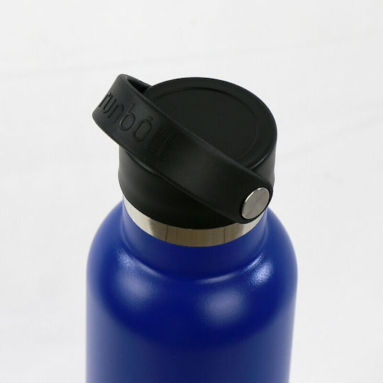 Runbott Μπουκάλι Θερμός Ανοξείδωτο 600ml Μπλε
