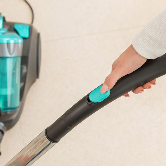 Cecotec Conga Rockstar Ηλεκτρική Σκούπα 800W με Κάδο 2.5lt Μαύρη