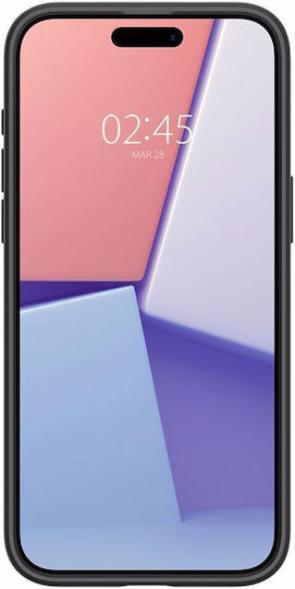 Spigen Ultra Hybrid Back Cover Plastic 2mm Frost Black (iPhone 15 Pro Max)