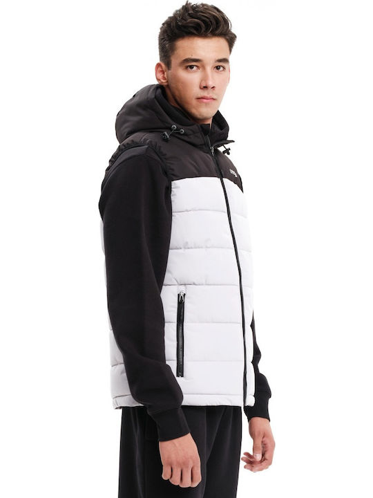 Безръкавно Зимно Puffer Водоустойчиво и Ветроустойчиво Якето Ice/Black
