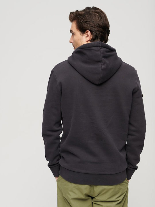 Sweatshirt with Hood Black
