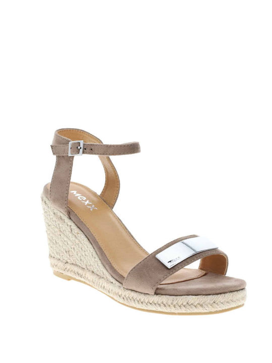 Capucine Women's Ankle Strap Platforms Brown