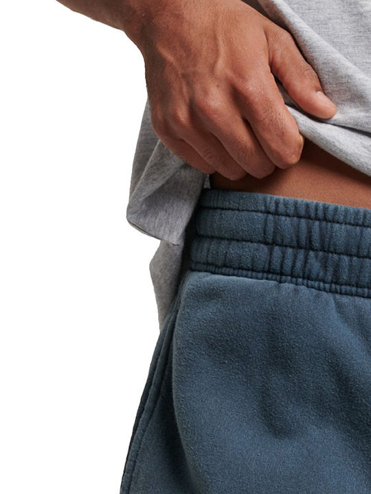 Sweatpants with Elastic Navy Blue