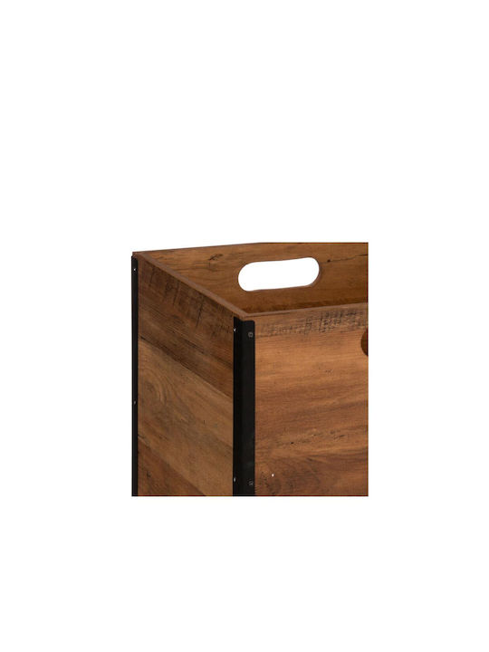 Καλάθι Αποθήκευσης Bamboo Καφέ 31x31x31cm