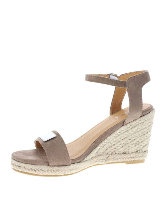 Capucine Women's Ankle Strap Platforms Brown