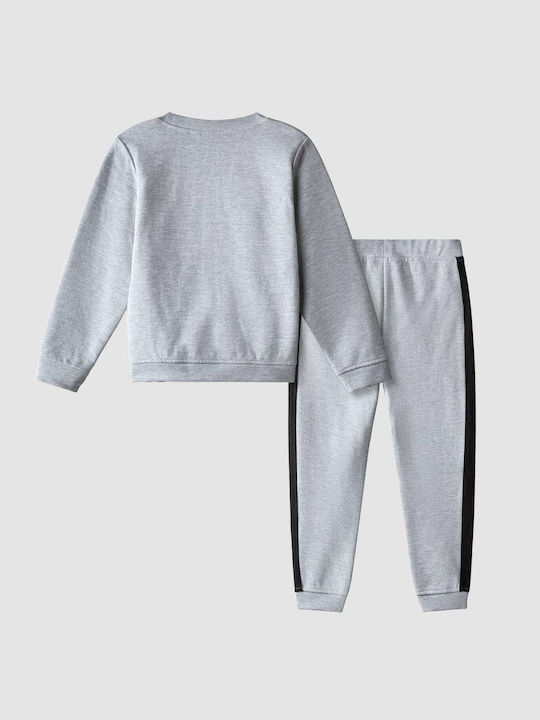 The North Face Kids Sweatpants Set Gray 2pcs