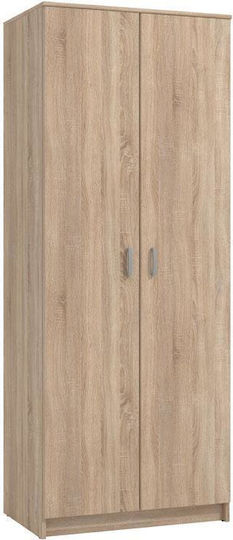 Hana Δίφυλλη Ντουλάπα Sonoma Oak 80x52x205cm