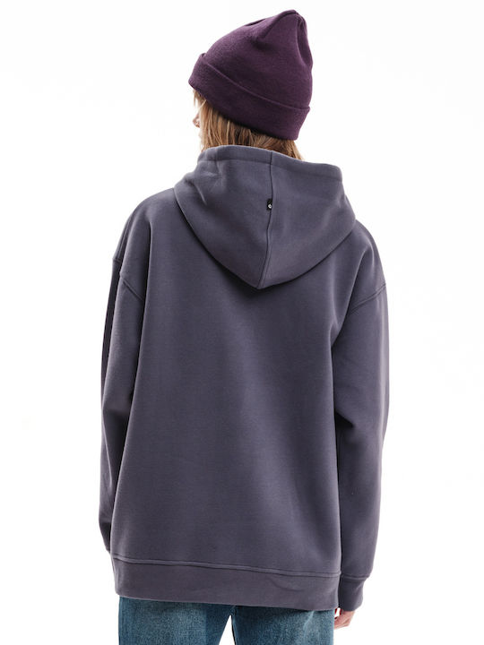 Women's Sweatshirt Hooded Gray