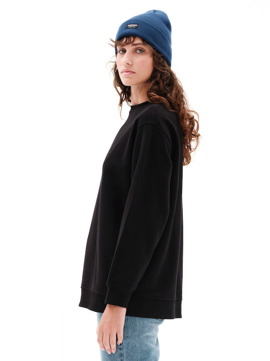 Long Women's Sweatshirt Black