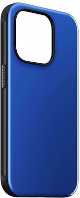 Nomad Sport Umschlag Rückseite Metallisch / Silikon 2mm Blau (iPhone 15 Pro)