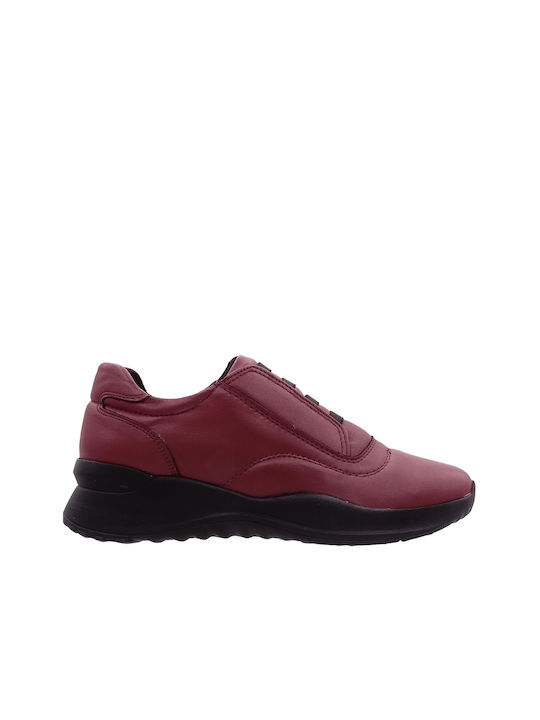 Safe Step Damen Anatomisch Sneakers Burgundisch