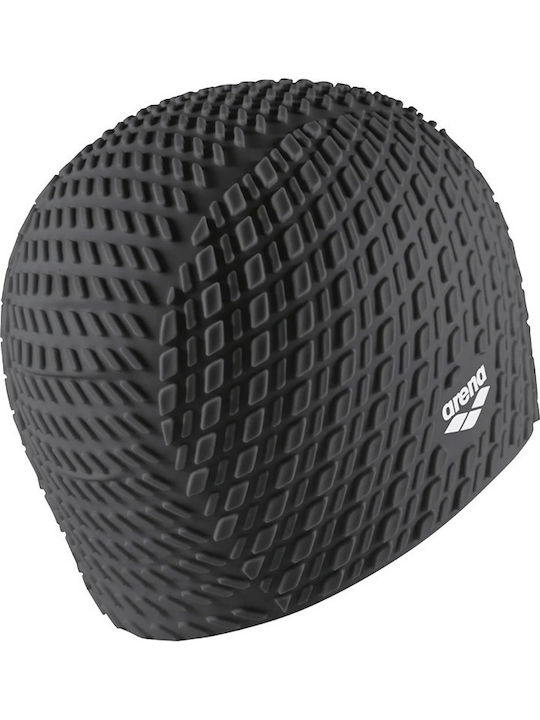 Arena Silicone Adults Swimming Cap Black