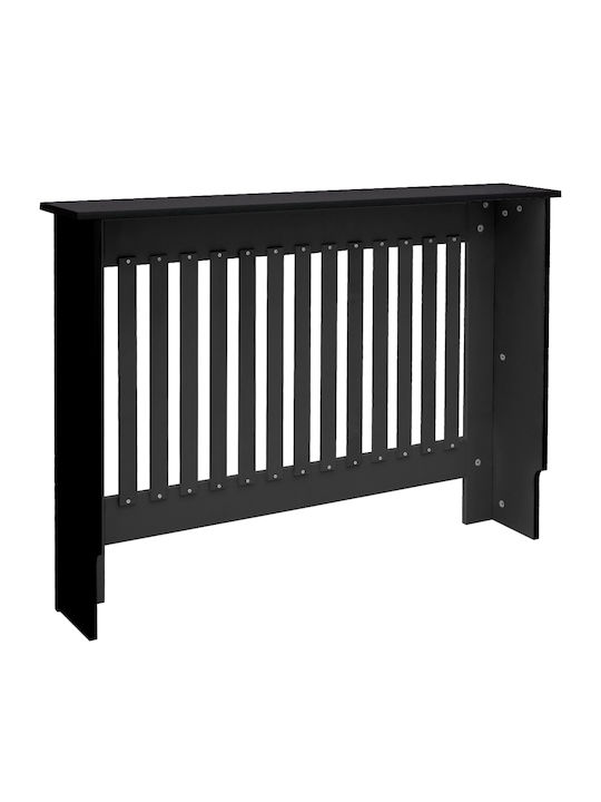 ECD Germany Country Style Κάλυμμα Καλοριφέρ από MDF Μαύρο 112x19x82cm