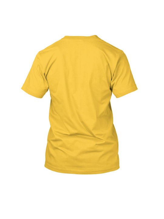 FightFlix Men's Short Sleeve T-shirt Yellow