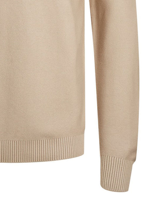 Jack & Jones Men's Long Sleeve Sweater Beige