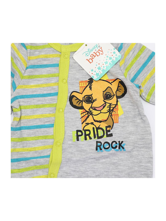 Disney Simba Pride Babystrampler Langärmliges Gray