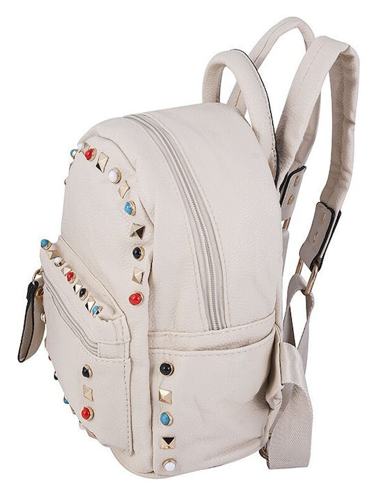 V-store Women's Bag Backpack Beige